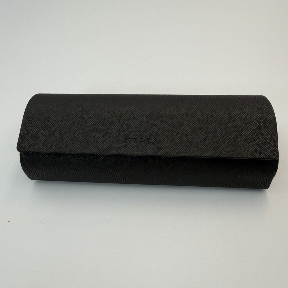 Prada Black Magnetic Flap Small Eyeglasses Case